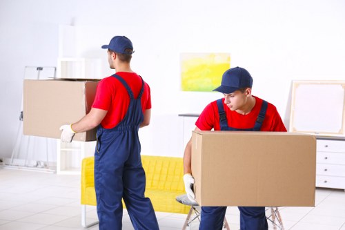 Moving team handling household relocation in Hounslow