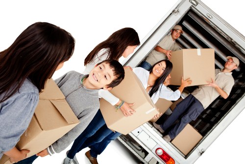 Residential and commercial packing supplies prepared for collection in Hounslow