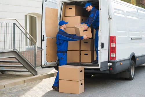 Office relocation team helping a business move in Hounslow