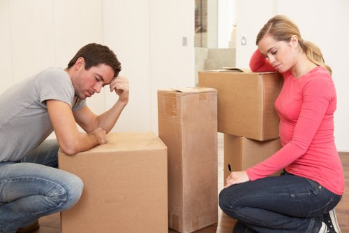 Professional movers assisting with a local Hounslow move